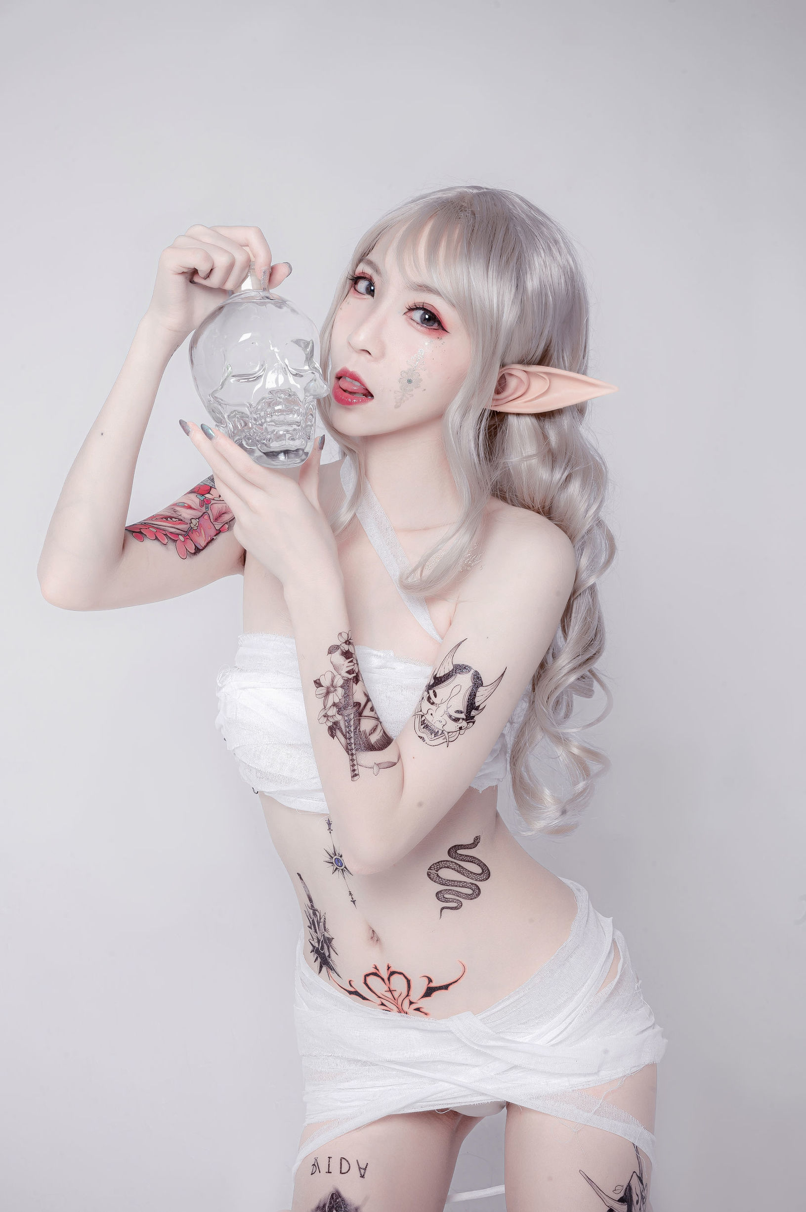 [COS福利]动漫博主阮邑_Fairy绑带和武士插图9